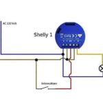 Shelly 1 conexión con interruptor